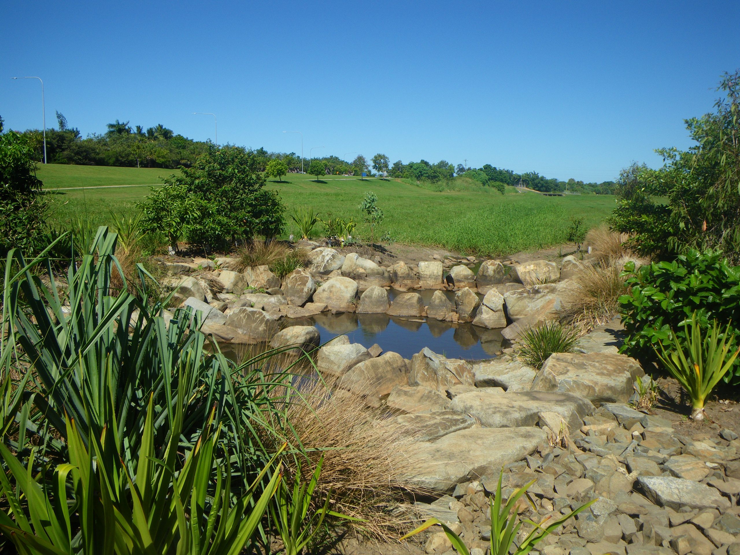 Lagoons creek rock ramp fishway.