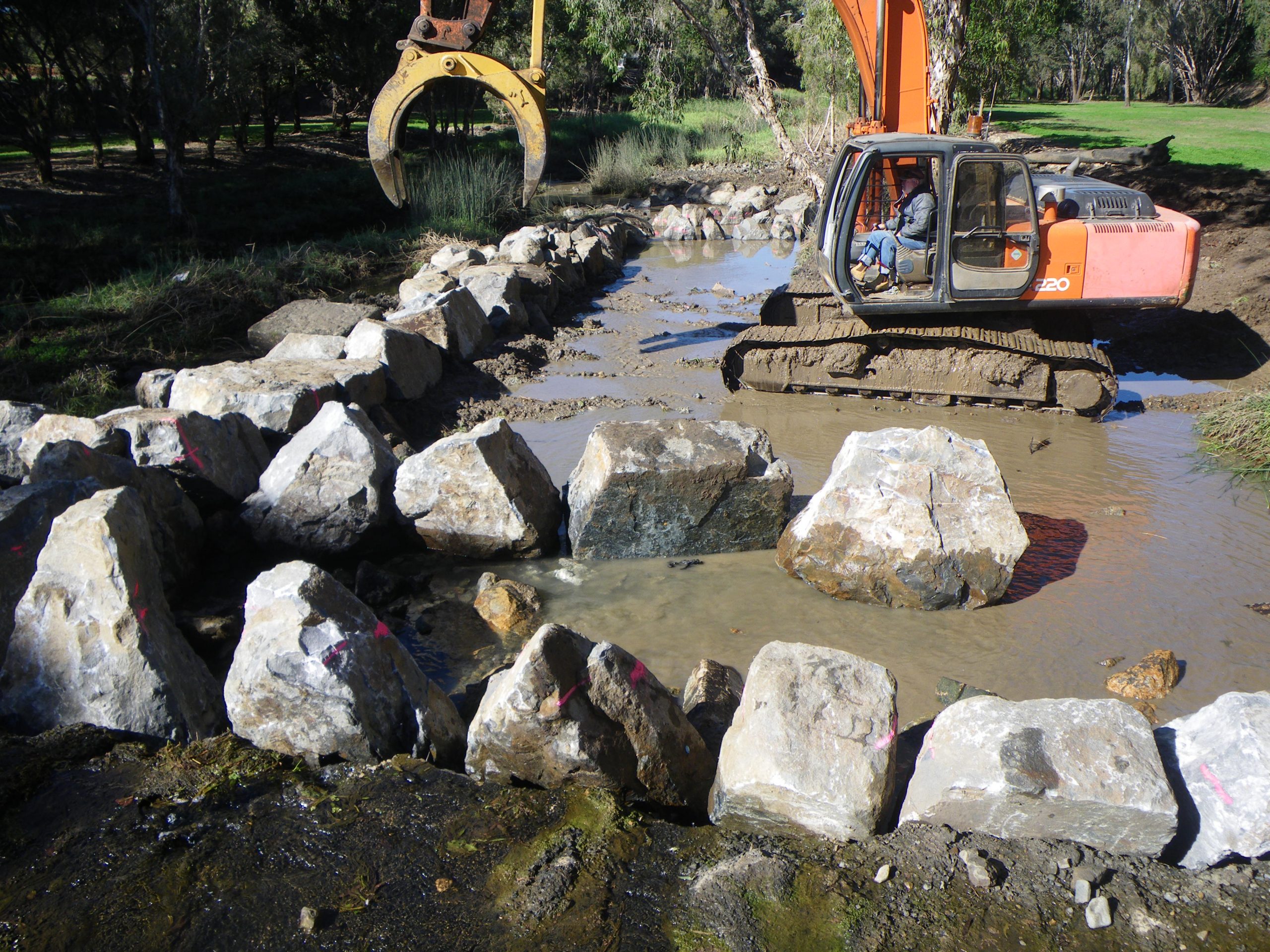 Rocks Moores Creek.