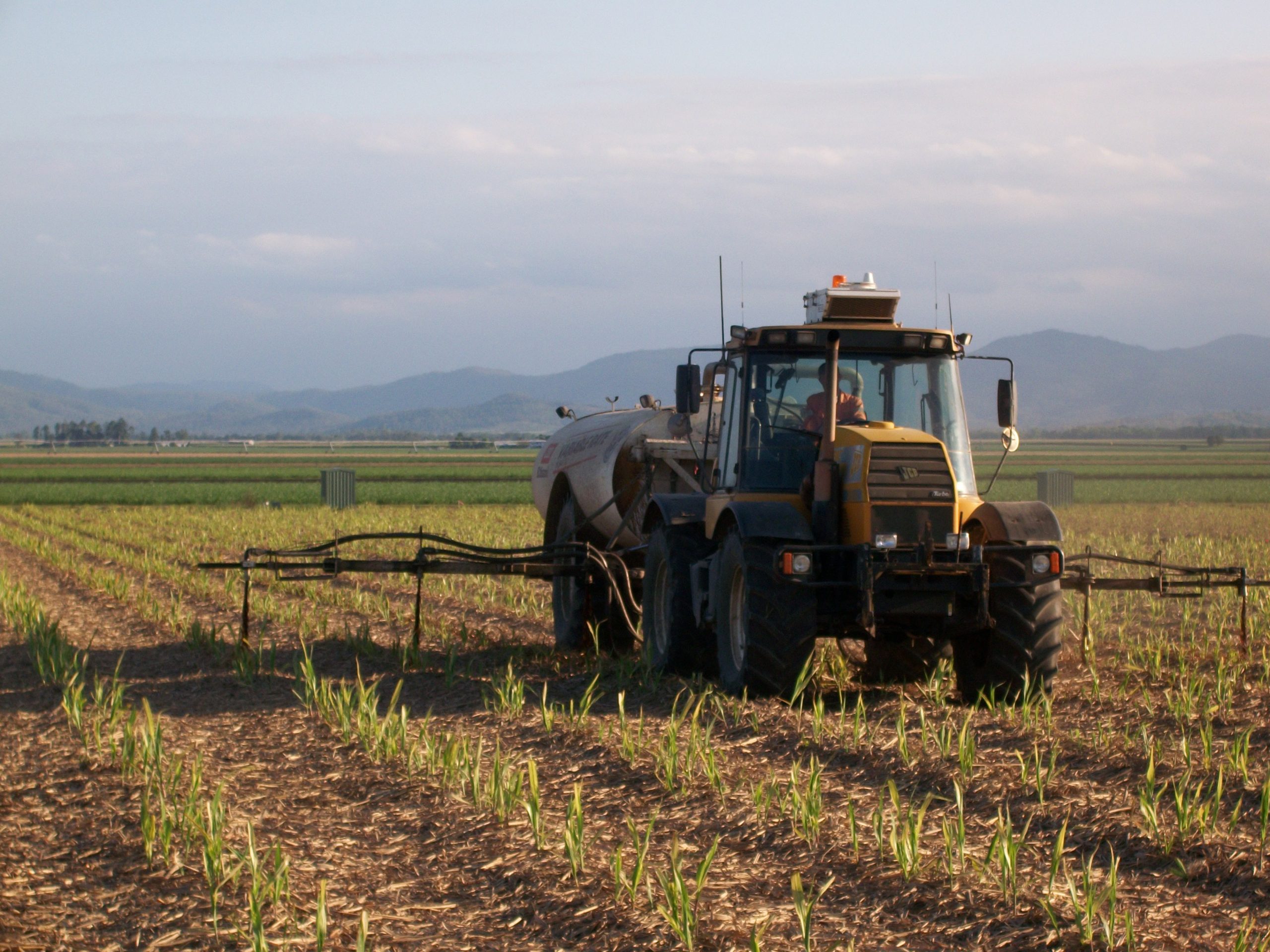 CS Environmental applies liquid nutrients to trial site.