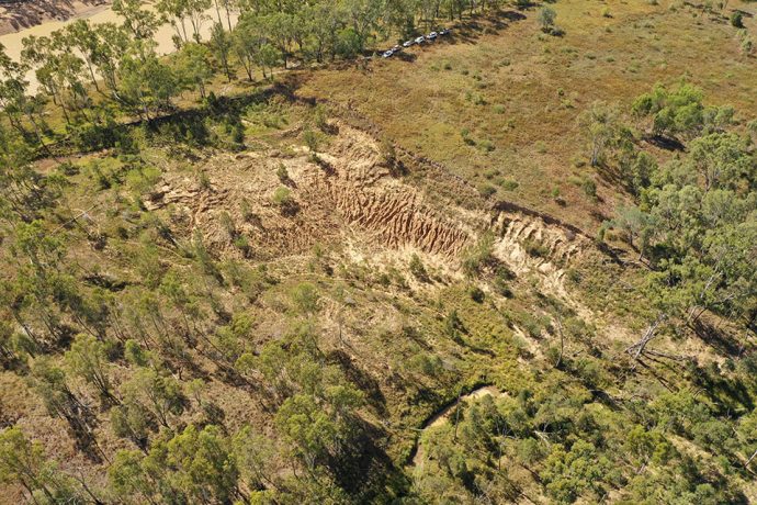 Collinsdale Significant Gully Erosion