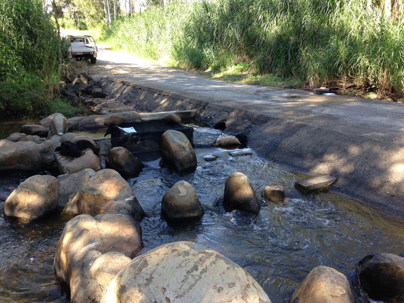 Blackrock Creek Fishway in Operation
