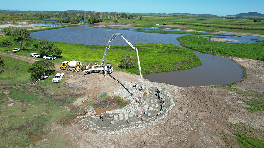 Macs fishway construction