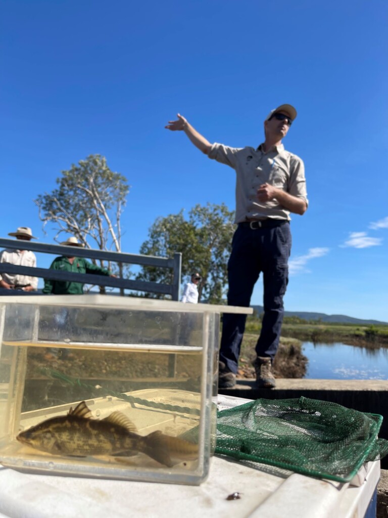 Barra and Beef Field Day Trent Power discusses the importance of waterway connectivity to our native fish population.