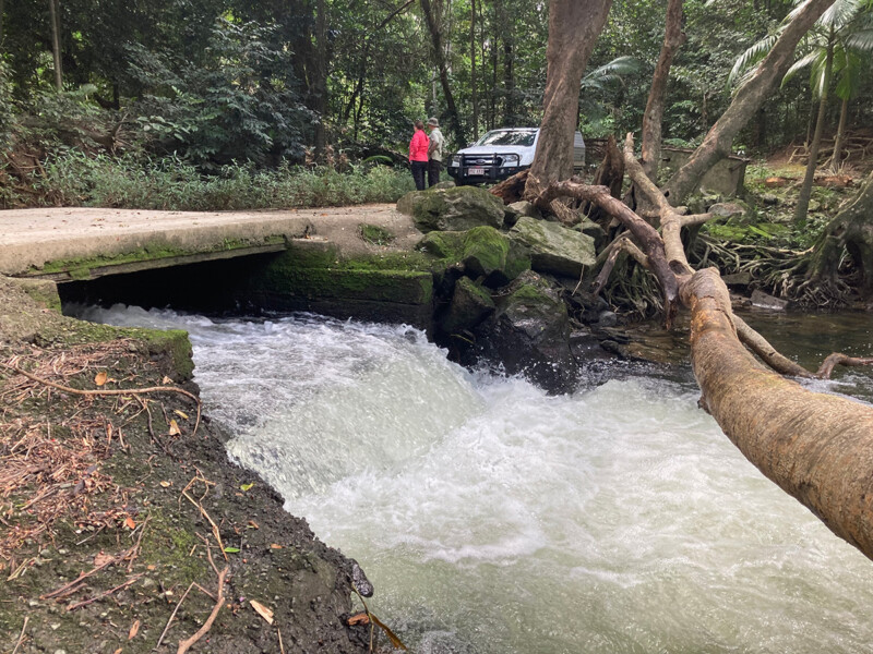 CS Environmental identifying fishway remediation sites for fishladders.